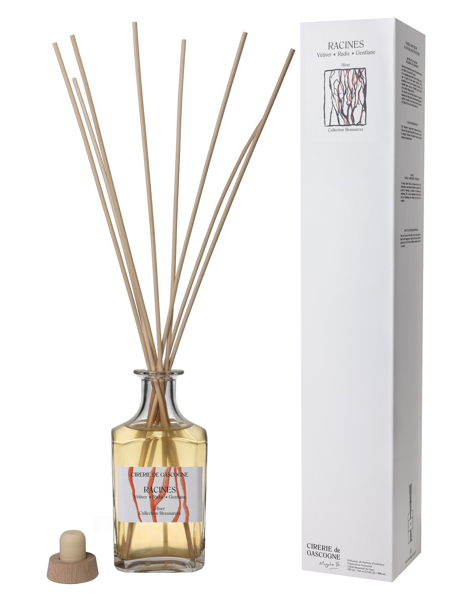 DIFFUSEUR CARAFE 700 ML - HIVER - RACINES