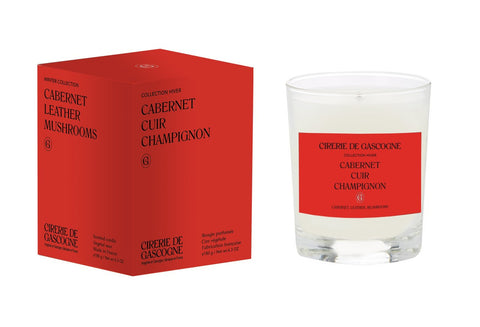 Cabernet - Cuir - Champignons - Bougie 180 gr