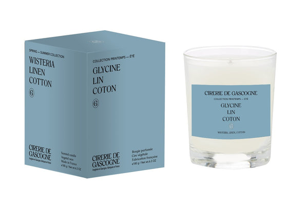 Glycine - Lin - Coton - Bougie 180 gr