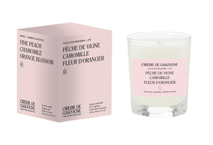 Pêche de vigne - Camomille - Fleur d'oranger - Bougie 180 gr