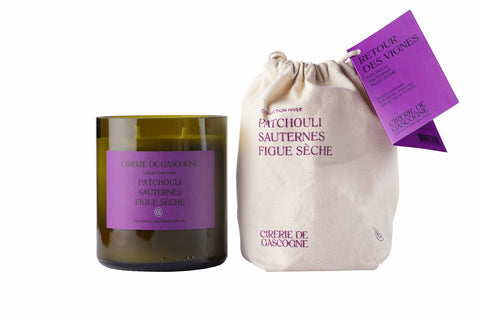 Patchouli -Sauternes -Figue sèche - coulée dans un "cul" de bouteille